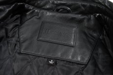 画像4: Used Croft&Barrow Leather Jacket Black (4)