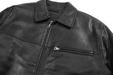 画像2: Deadstock Roundtree&Yorke Leather Jacket Black (2)