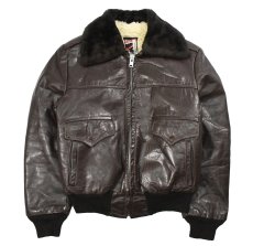 画像1: Used Direc Tion Type G-1 Leather Jacket Brown (1)