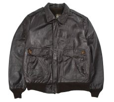 画像1: Used Grais Type A-2 Leather Jacket Brown made in USA (1)