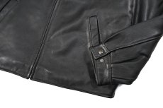 画像3: Used St John's Bay Leather Jacket Black (3)