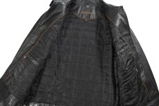 画像5: Used St John's Bay Leather Jacket Black (5)