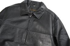 画像2: Used St John's Bay Leather Jacket Black (2)