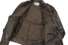 画像5: Used L.L.Bean Type A-2 Leather Jacket Brown made in USA (5)