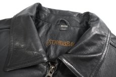 画像4: Used St John's Bay Leather Jacket Black (4)