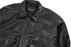 画像2: Used Mirage Leather Jacket Black (2)