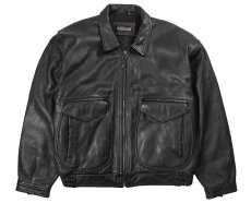 画像1: Used Mirage Leather Jacket Black (1)