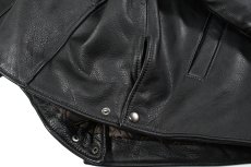 画像8: Used St John's Bay Leather Jacket Black (8)