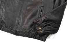 画像3: Deadstock St John's Bay Leather Jacket Brown (3)