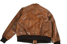 画像8: Used Type A-2 Leather Jacket Brown (8)