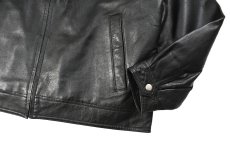 画像3: Used St John's Bay Leather Jacket Black (3)