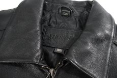 画像4: Used St John's Bay Leather Jacket Black (4)