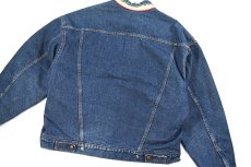 画像10: 93' Used Levi's 70617-0291 Hudson's Bay Blanket Lined Reversible Denim Jacket made in USA (10)