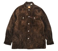 画像1: Used Levi's Suede Jacket Brown (1)