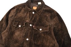 画像2: Used Levi's Suede Jacket Brown (2)