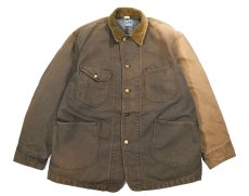 画像1: 70s Used Lee 92-LJ Duck Chore Coat made in USA (1)