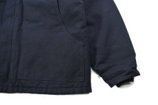 画像3: Used Carhartt Duck Insulated Traditional Coat Navy "CSM" (3)