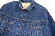 画像2: 93' Used Levi's 70617-0291 Hudson's Bay Blanket Lined Reversible Denim Jacket made in USA (2)