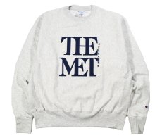 画像1: Champion Reverse Weave Crew Neck Sweat Shirt ”THE MET" (1)