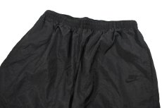 画像2: Deadstock Nike Nylon Track Pants Black (2)