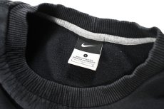 画像4: Used Nike Damaged Sweat Shirt Black (4)