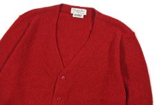 画像2: Deadstock Christian Dior Alpaca Knit Cardigan Burgundy (2)