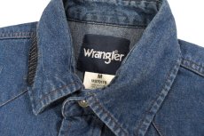 画像4: Used Wrangler Damaged Denim Western Shirt (4)