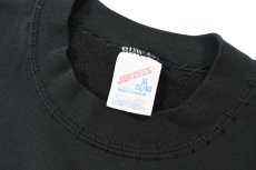 画像4: Used Jerzees Customized Sweat Shirt Black made in USA (4)