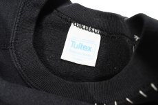 画像4: Used Tultex Raglan Sleeve Customized Sweat Shirt Black made in USA (4)