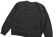 画像5: Used Nike Damaged Sweat Shirt Black (5)