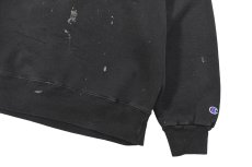 画像3: Used Champion Damaged Sweat Shirt Black (3)