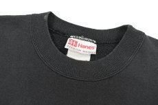 画像4: Used Hanes Customized Sweat Shirt Black (4)