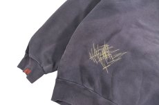 画像4: Used Polo Ralph Lauren Damaged Sweat Shirt Navy (4)