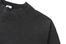 画像5: Used Champion Damaged Sweat Shirt Black (5)