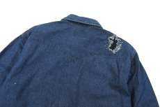 画像6: Used Wrangler Damaged Denim Western Shirt (6)