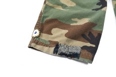 画像9: Used Us Military Ripstop Studded Combat Trouser Woodland Camo (9)