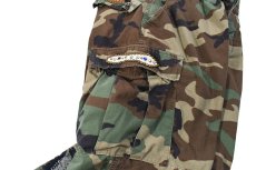 画像8: Used Us Military Ripstop Studded Combat Trouser Woodland Camo (8)