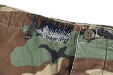 画像4: Used Us Military Ripstop Studded Combat Trouser Woodland Camo (4)