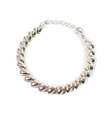 画像1: Italian Silver Bracelet #001 (1)