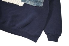 画像3: Used Lee Customized Sweat Shirt Navy made in USA (3)