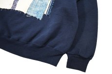 画像3: Used Lee Customized Sweat Shirt Navy made in USA (3)