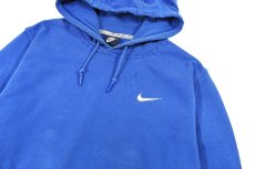 画像2: Used Nike Damaged Sweat Hoodie Blue (2)