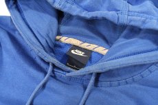 画像5: Used Nike Damaged Sweat Hoodie Blue (5)