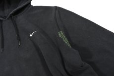 画像4: Used Nike Damaged Sweat Hoodie Black (4)