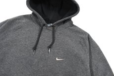 画像2: Used Nike Damaged Sweat Hoodie Charcoal (2)