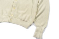 画像3: Deadstock Jantzen Acryl Knit Cardigan Cream made in USA (3)