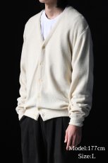 画像5: Deadstock Jantzen Acryl Knit Cardigan Cream made in USA (5)