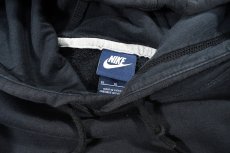 画像6: Used Nike Damaged Sweat Hoodie Black (6)