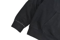 画像4: Used Nike Damaged Sweat Hoodie Black (4)