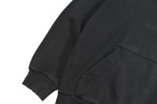 画像4: Used Nike Damaged Sweat Hoodie Black (4)